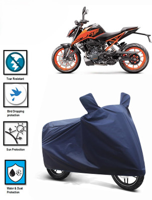 DeepShakshi AUTOMOTIVE Two Wheeler Cover for KTM(200 Duke BS6, Blue)