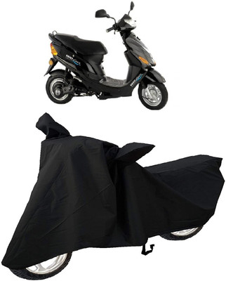 MMSSTAR Waterproof Two Wheeler Cover for Hero(Electric Zippy, Black)