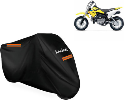 Juvdoxj Waterproof Two Wheeler Cover for Suzuki(DR-Z50, Black)