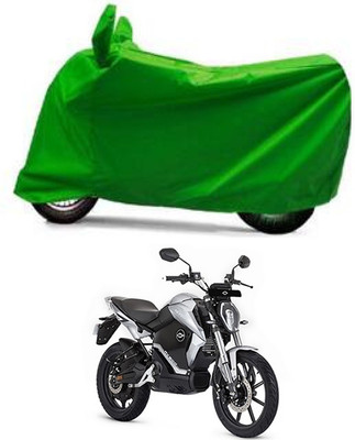 Furious3D Two Wheeler Cover for Revolt(RV 300, Green)