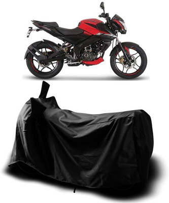 KEDIT Two Wheeler Cover for Bajaj(Pulsar 160 NS DTS-i, Black)