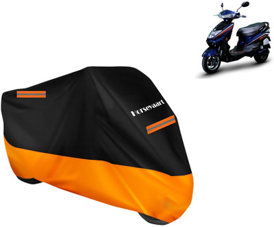 Horseyaart Waterproof Two Wheeler Cover for Okinawa(Ridge Plus, Orange)