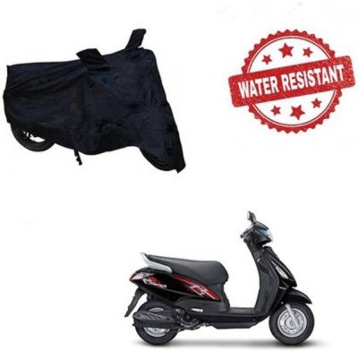 LIFE TO HUB Two Wheeler Cover for Ather, KTM, Piaggio, Royal Enfield, Suzuki(MT-15 BS6, Black)