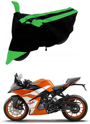 MMSSTAR Waterproof Two Wheeler Cover for KTM(RC125, Green, Black)
