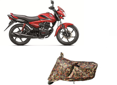 Anlopeproducts Waterproof Two Wheeler Cover for Honda(CB Shine SP, Red)