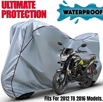 POLYMAXX Waterproof Two Wheeler Cover for Honda(SP125, Silver, Black)
