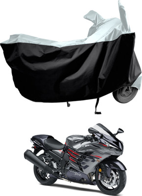 Amexride Two Wheeler Cover for Kawasaki(Ninja ZX-14R, Multicolor)