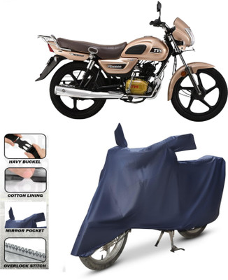 HWQSXAE Waterproof Two Wheeler Cover for TVS(Radeon, Blue)