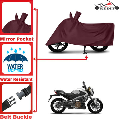 KEDIT Two Wheeler Cover for Bajaj(Dominar, Maroon)