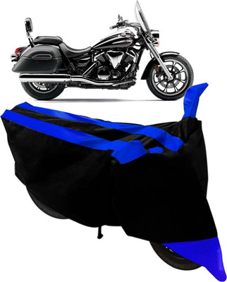 MWBB Waterproof Two Wheeler Cover for TVS(Star, Black, Blue)
