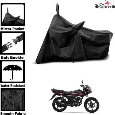 KEDIT Two Wheeler Cover for TVS(Phoenix 125, Black)