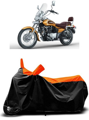 VESMEI Two Wheeler Cover for Bajaj(Avenger 400, Orange)