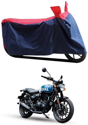 AASHTIK MART Two Wheeler Cover for Royal Enfield(Hunter 350, Red, Blue)