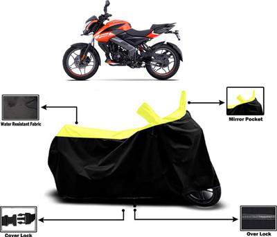 Amexride Two Wheeler Cover for Bajaj(Pulsar NS125, Yellow)