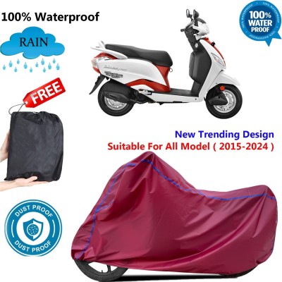 AutoGalaxy Waterproof Two Wheeler Cover for Hero(Maestro, Maroon)