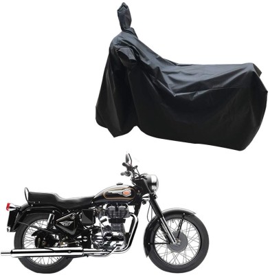 AASHTIK MART Two Wheeler Cover for Royal Enfield(Classic 350, Black)