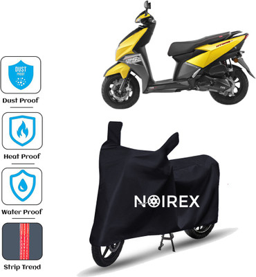 NOIREX Two Wheeler Cover for TVS(NTORQ, Black)