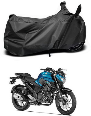 DeepShakshi AUTOMOTIVE Two Wheeler Cover for Yamaha(FZ 25 BS6, Black)