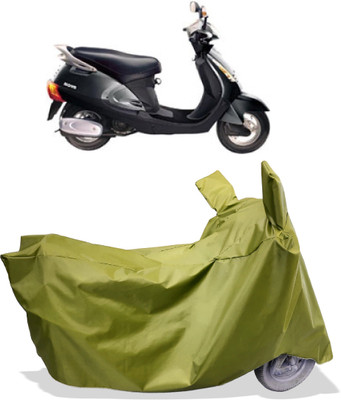 Amexride Two Wheeler Cover for Kinetic(Nova EX, Green)