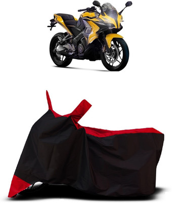 VESMEI Two Wheeler Cover for Bajaj(Pulsar SS400 BS6, Red)