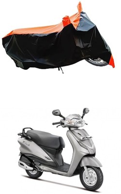 VESMEI Two Wheeler Cover for Hero(Duet VX 110CC, Orange)