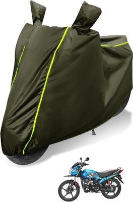 MOCKHE Waterproof Two Wheeler Cover for Hero(Passion Pro TR, Green)