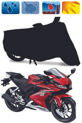 smwzxyu Waterproof Two Wheeler Cover for Yamaha(R15, Black)