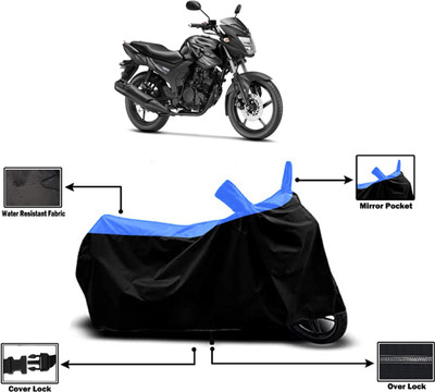 Amexride Two Wheeler Cover for Yamaha(SZ RR V2.0, Black)
