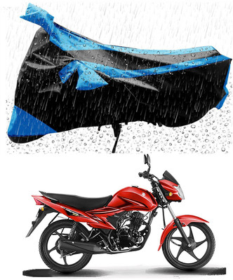 Mdstar Waterproof Two Wheeler Cover for Suzuki(Hayate EP, Blue, Black)