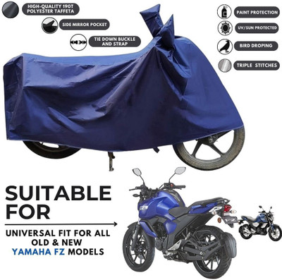 MADAFIYA Two Wheeler Cover for Yamaha(FZ-FI BS6, Blue)