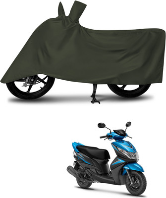 aosis Waterproof Two Wheeler Cover for Yamaha(Ray Z, Green)