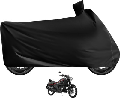 MOCKHE Waterproof Two Wheeler Cover for Suzuki(Intruder 250, Black)
