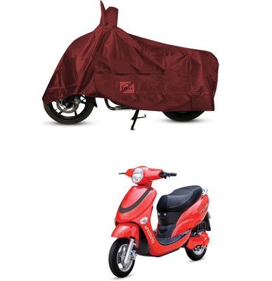 EGAL Waterproof Two Wheeler Cover for Hero(BS6, Maroon)
