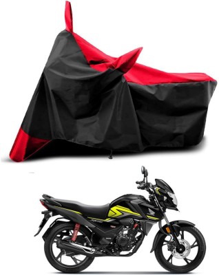 KEDIT Two Wheeler Cover for Universal For Bike(SP 125, Red, Black)