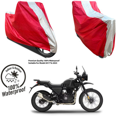 AUTOCAD Waterproof Two Wheeler Cover for Bajaj(CT100, Silver, Red)