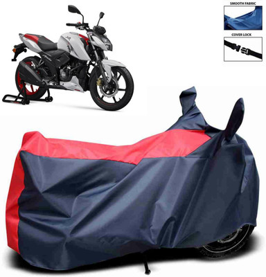 ma collections Waterproof Two Wheeler Cover for TVS(Apache RTR 160 4V, Red, Blue)
