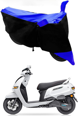 Furious3D Two Wheeler Cover for TVS(iQube Electric, Blue, Black)