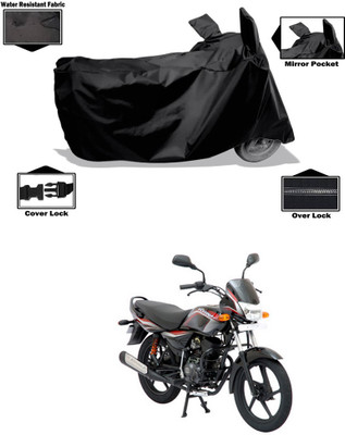 PAGORA Waterproof Two Wheeler Cover for Bajaj(Platina 125, Black)