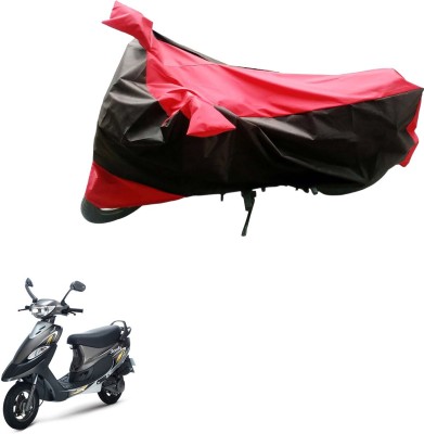 Mdstar Waterproof Two Wheeler Cover for Honda(Streek, Black, Red)