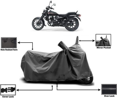 Amexride Two Wheeler Cover for Bajaj(Avenger 400, Grey)