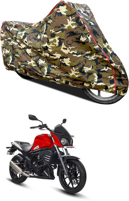 PAGORA Waterproof Two Wheeler Cover for Mahindra(Mojo UT 300, Yellow)