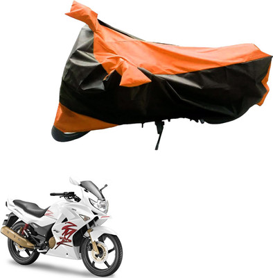 MWBB Waterproof Two Wheeler Cover for Hero(Karizma ZMR, Black, Orange)