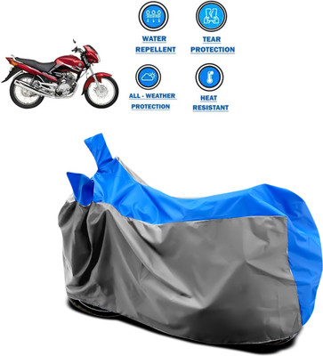 DeepShakshi AUTOMOTIVE Two Wheeler Cover for Yamaha(Gladiator RS, Grey, Blue)