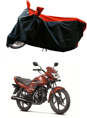 DeepShakshi AUTOMOTIVE Waterproof Two Wheeler Cover for Honda(Dream Yuga, Red, Black)