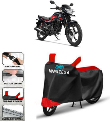 WMIZEXA Two Wheeler Cover for Honda(Red, Black)