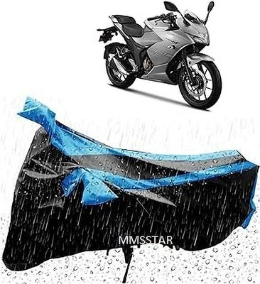 MMSSTAR Waterproof Two Wheeler Cover for TVS(Activa 4G, Blue, Black)