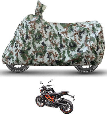 Caronix Waterproof Two Wheeler Cover for KTM(250 Duke, Green)