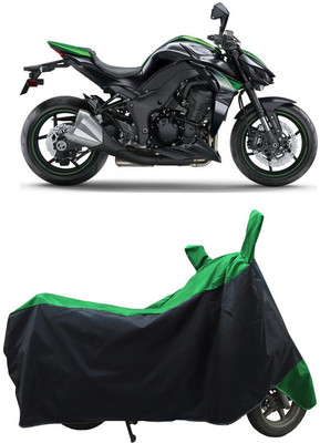 Coxtor Waterproof Two Wheeler Cover for Kawasaki(Z1000 BS6, Green)