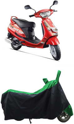 Coxtor Waterproof Two Wheeler Cover for Mahindra(Duro 125, Green)