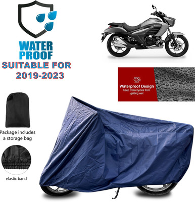 PAGORA Waterproof Two Wheeler Cover for TVS(Intruder 250, Blue)